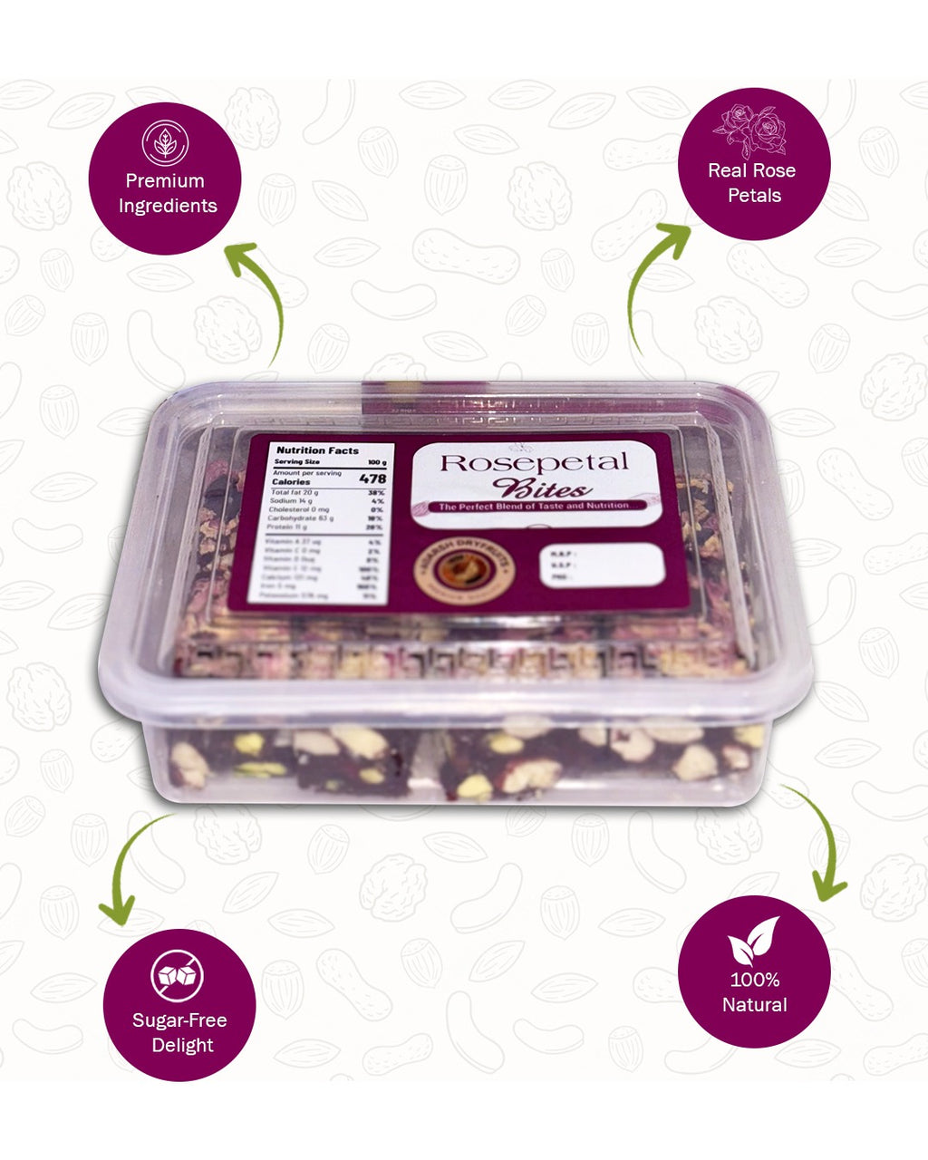 Adarsh Rose Petal Bites – A Royal Treat of Taste & Wellness