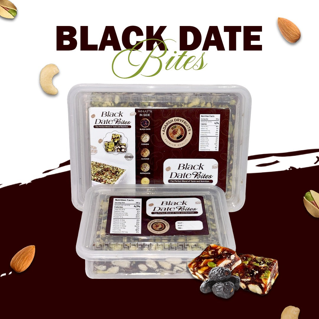 Adarsh Black Date Bites – Deep Flavor, Pure Energy